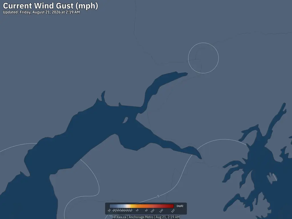 Current Anchorage Wind Gust