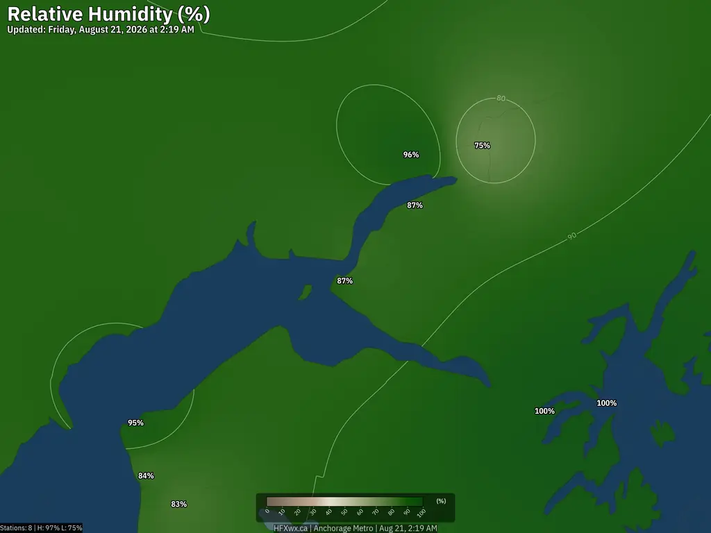 Current Anchorage Humidity