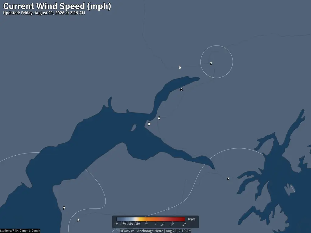Current Anchorage Wind