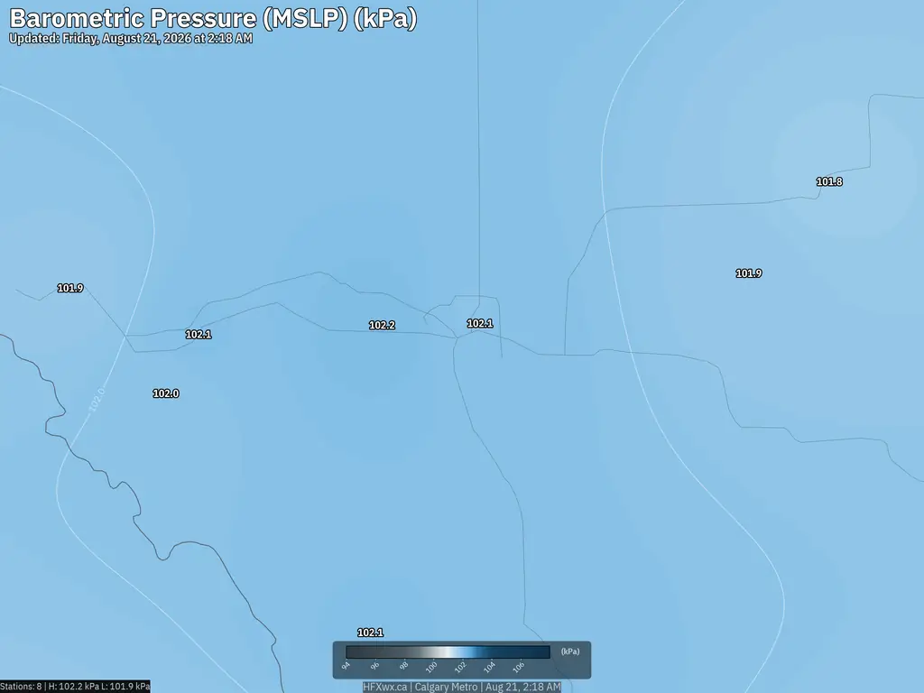 Current Calgary Pressure