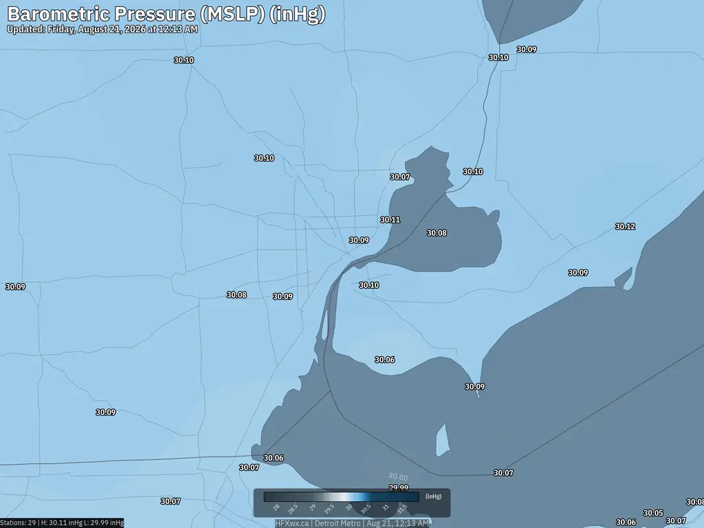 Current Detroit Pressure
