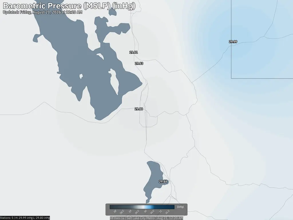 Current Salt Lake City Pressure