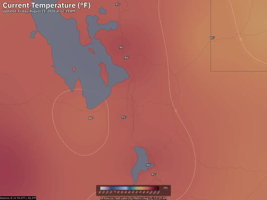 Current Salt Lake City Temperature