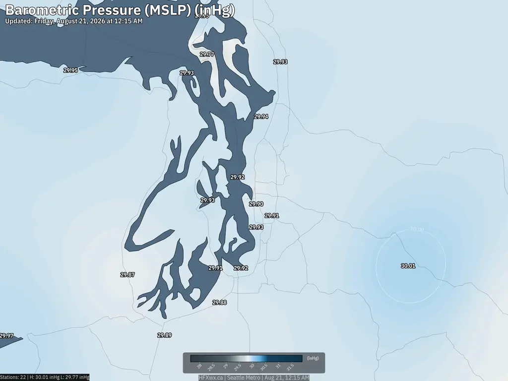 Current Seattle Pressure
