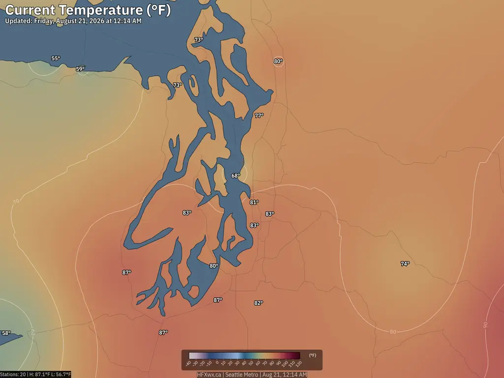 Current Seattle Temperature