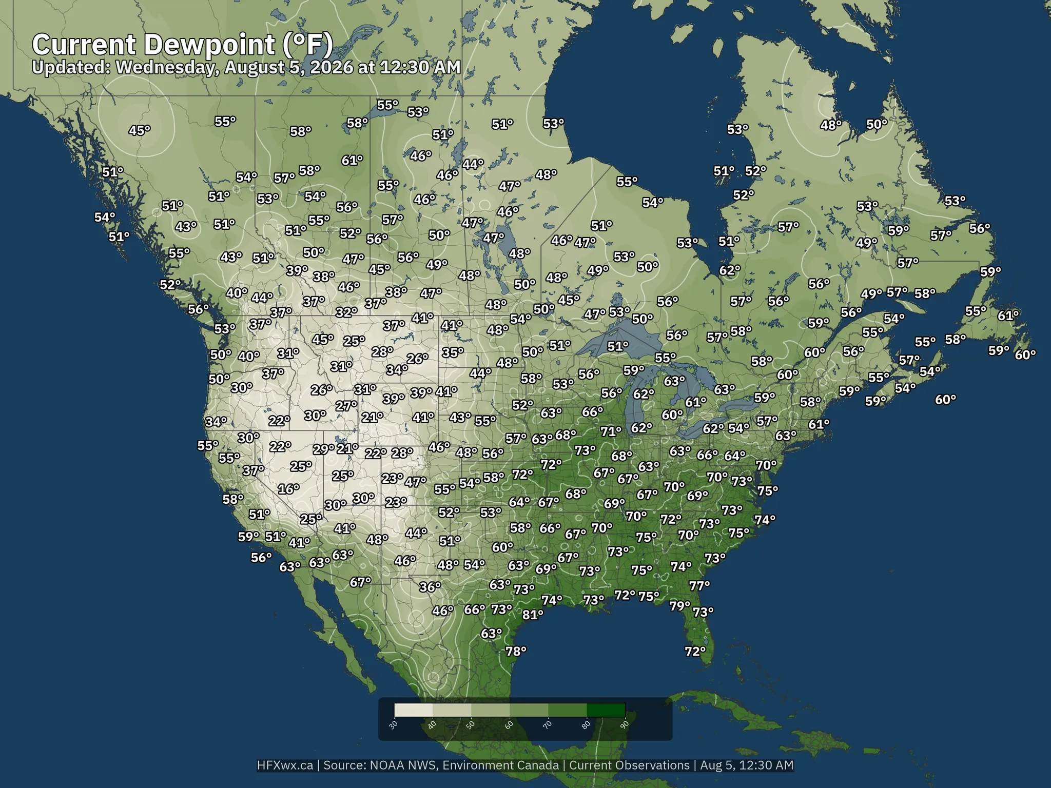 NA Dewpoint F