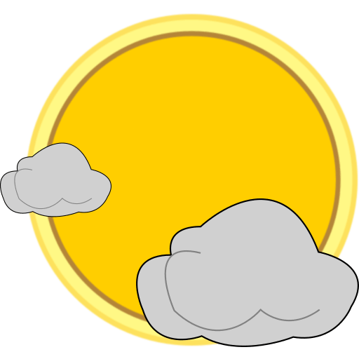 Partly cloudy