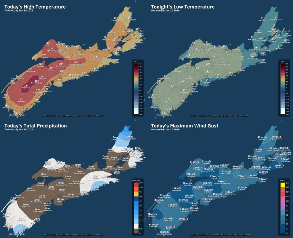 📡 Nova Scotia Forecast: - Archived