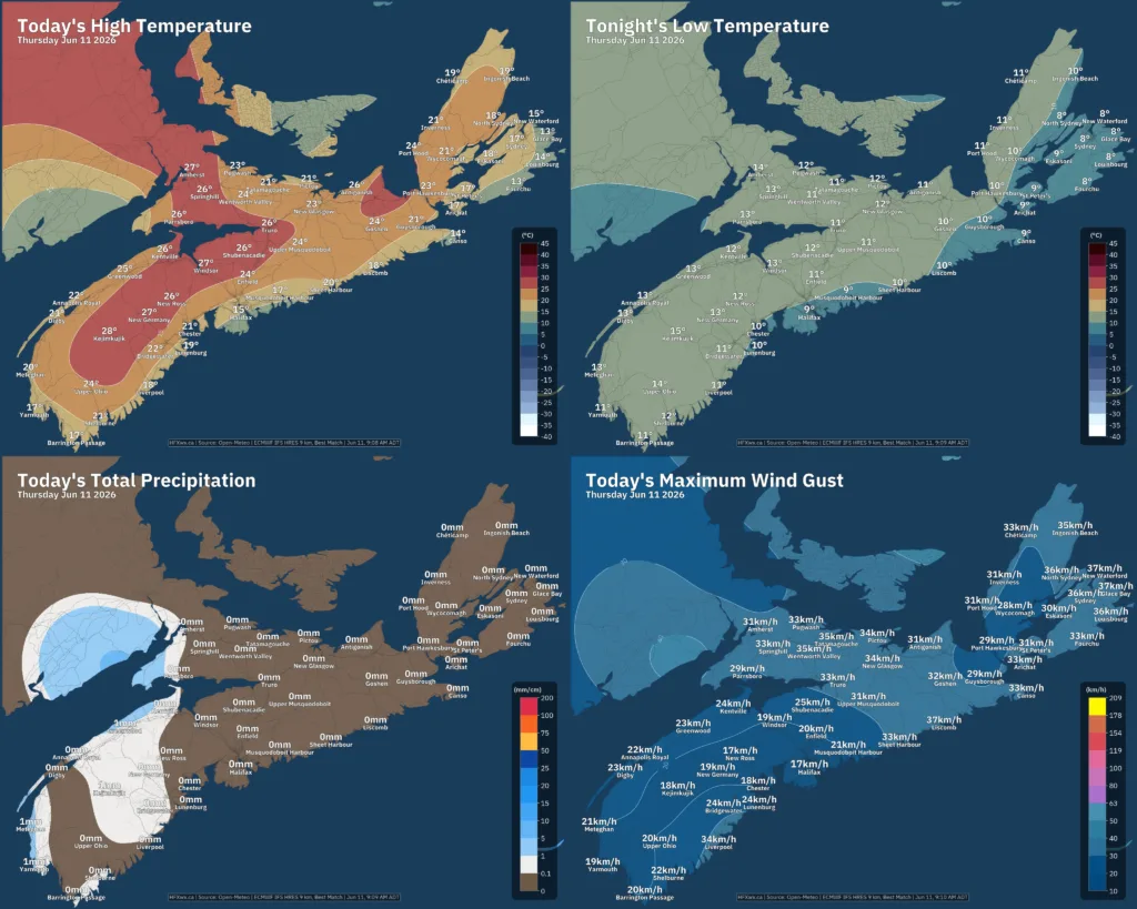 📡 Nova Scotia Forecast: - Archived