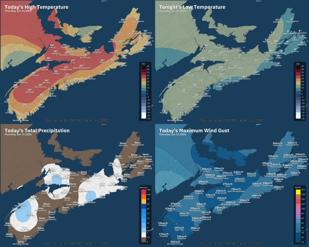 📡 Nova Scotia Forecast: - Archived