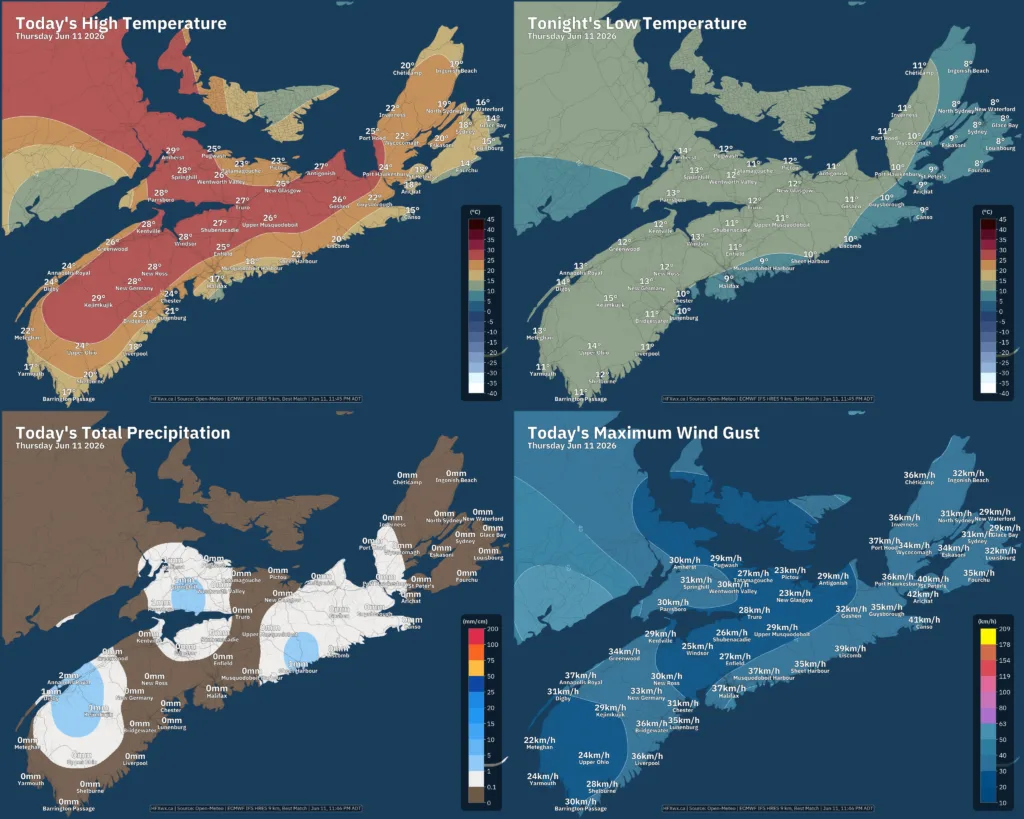 📡 Nova Scotia Forecast: - Archived