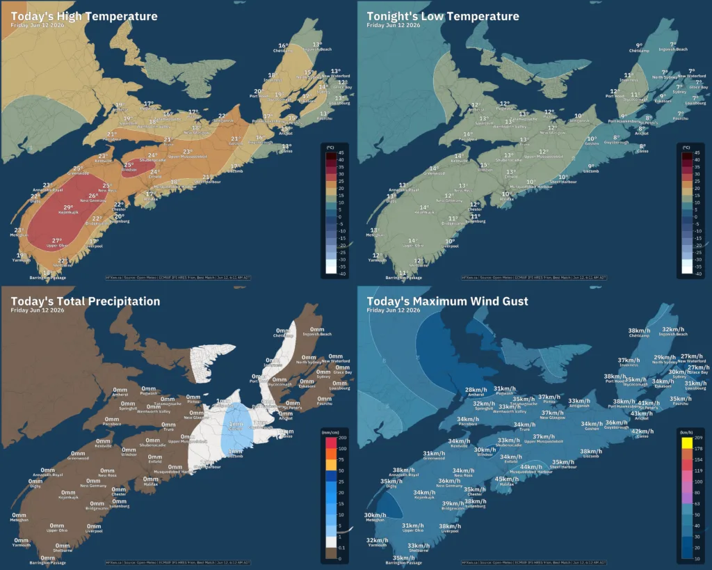 📡 Nova Scotia Forecast: - Archived