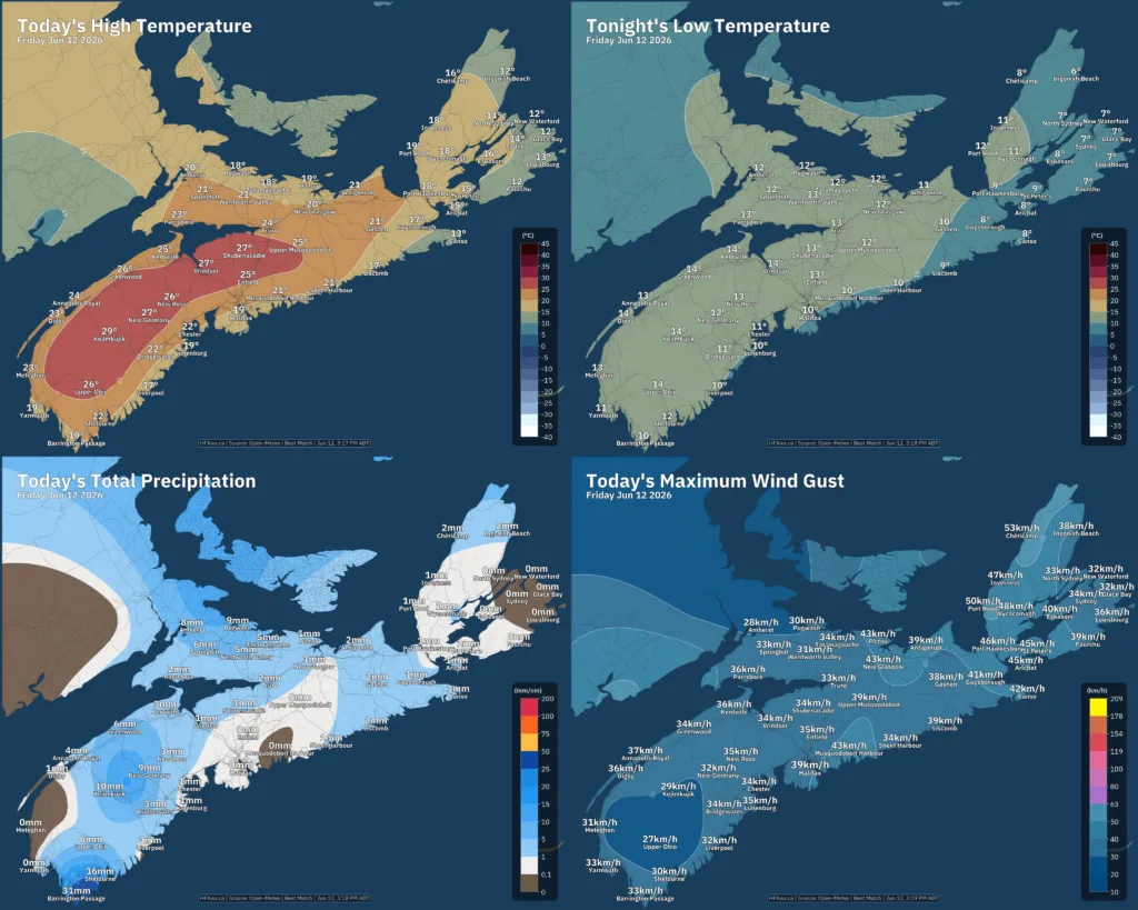 📡 Nova Scotia Forecast: - Archived