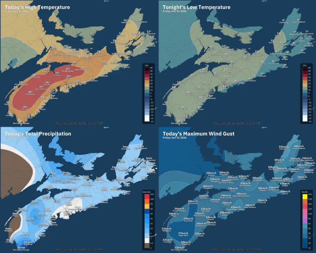 📡 Nova Scotia Forecast: - Archived