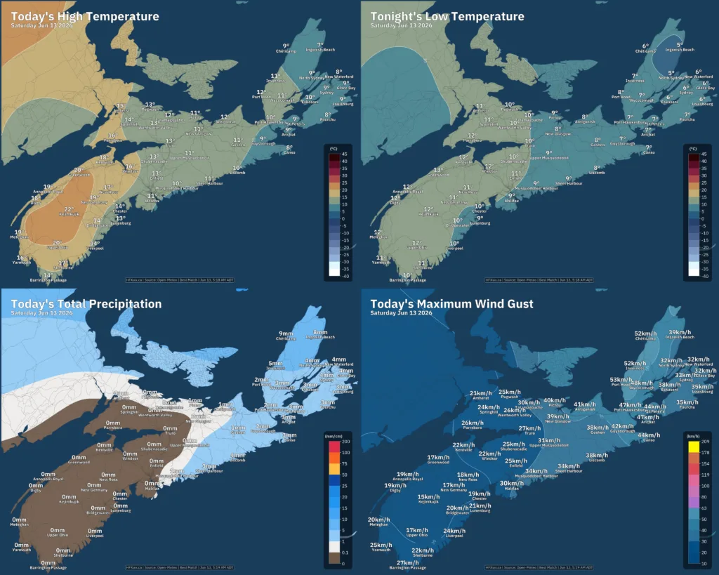 📡 Nova Scotia Forecast: - Archived