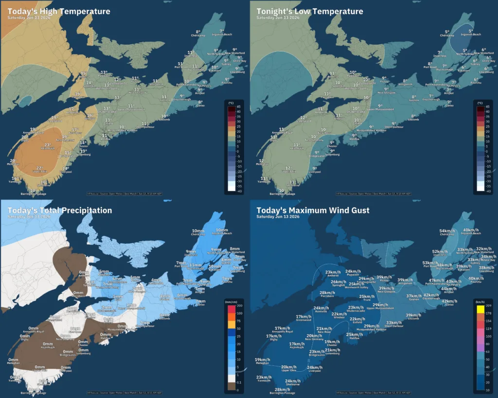 📡 Nova Scotia Forecast: - Archived