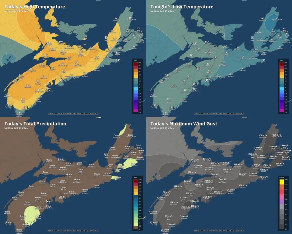 📡 Nova Scotia Forecast: - Archived