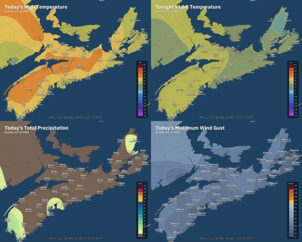 📡 Nova Scotia Forecast: - Archived