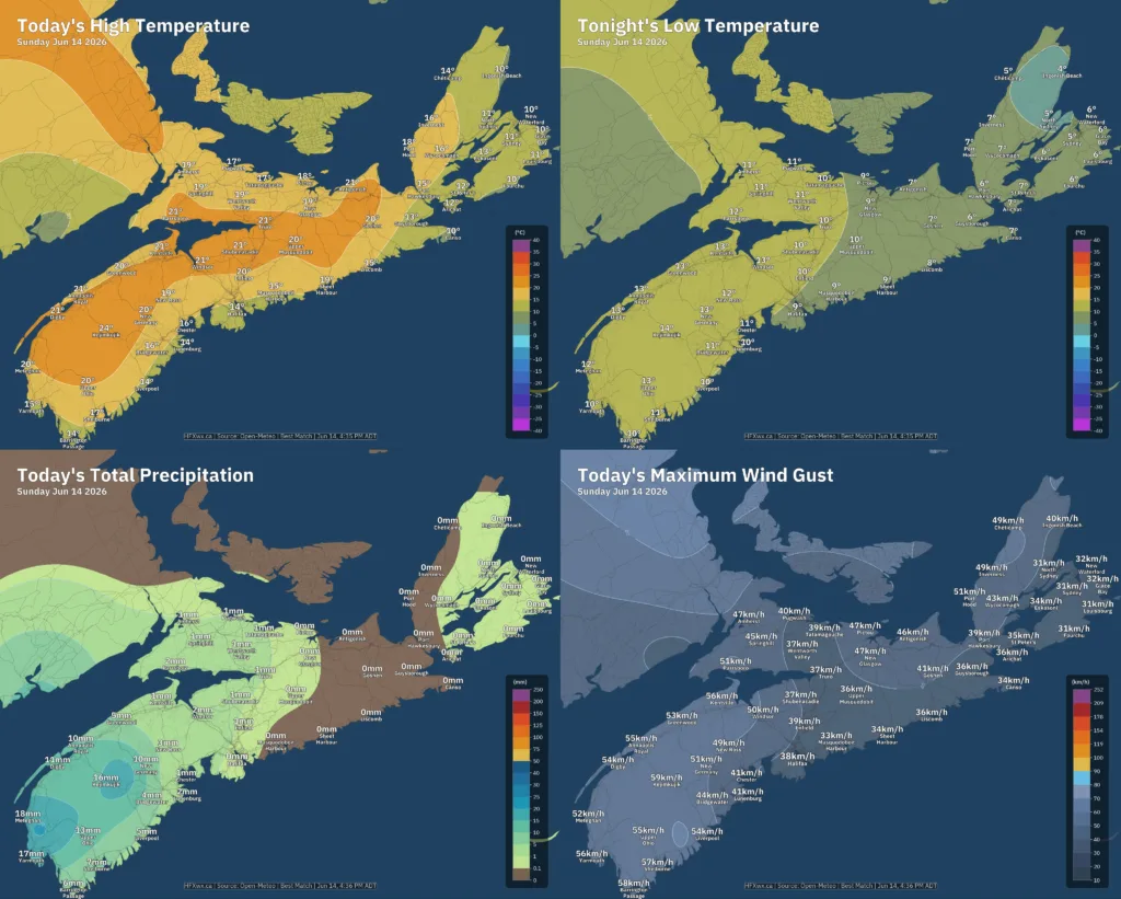 📡 Nova Scotia Forecast: - Archived