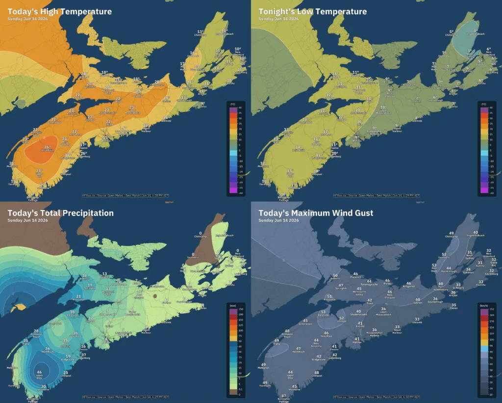 📡 Nova Scotia Forecast: - Archived