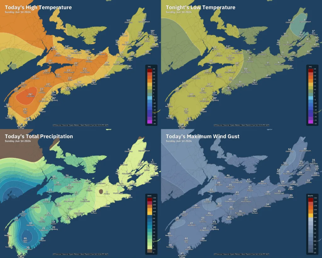 📡 Nova Scotia Forecast: - Archived