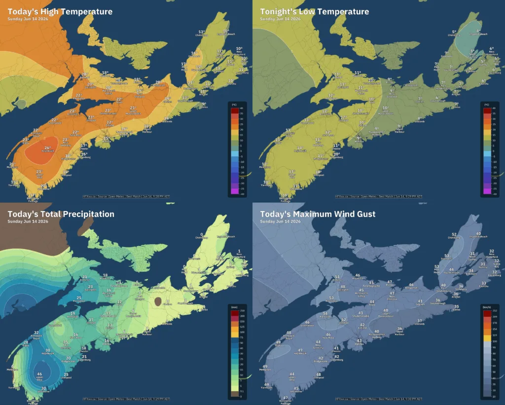 📡 Nova Scotia Forecast: - Archived