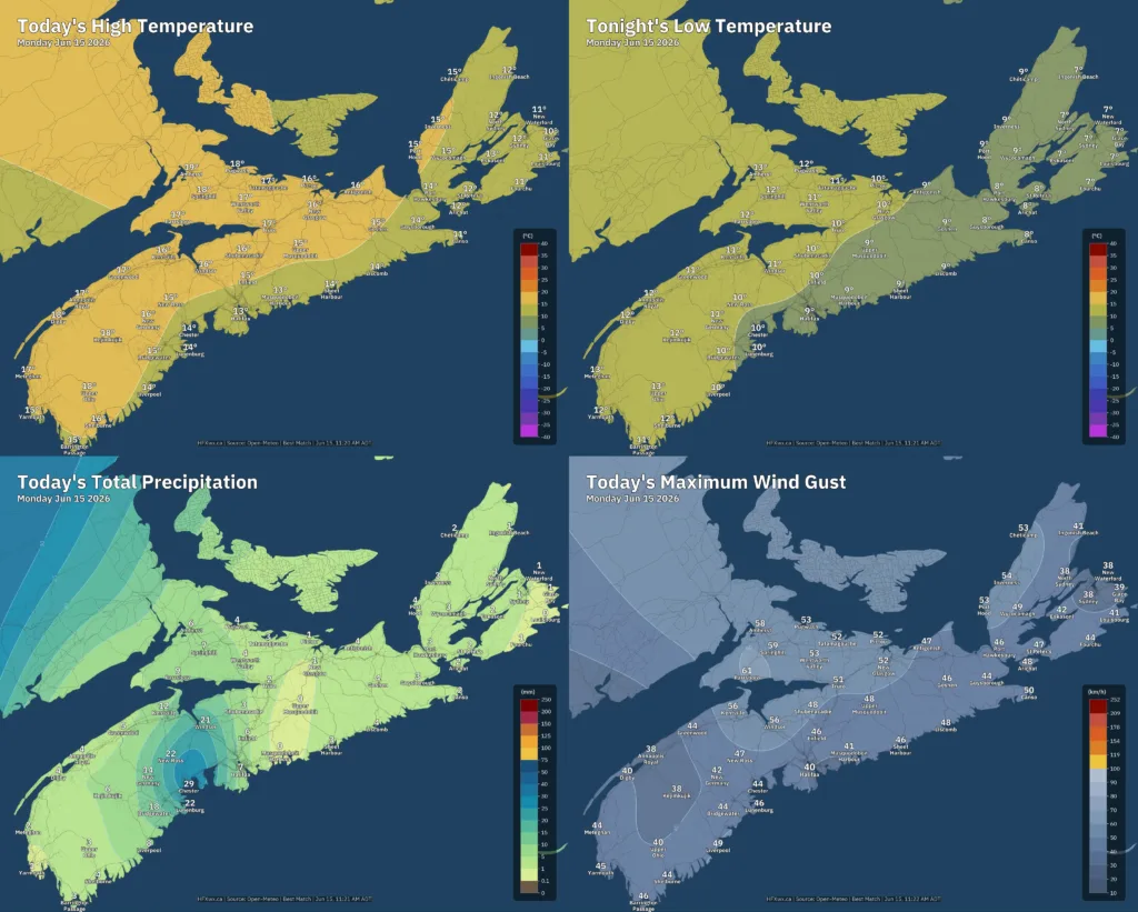 📡 Nova Scotia Forecast: - Archived