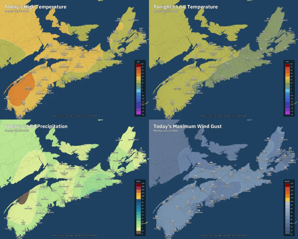 📡 Nova Scotia Forecast: - Archived