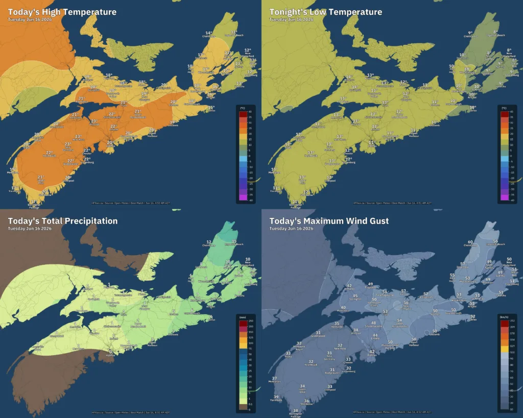 📡 Nova Scotia Forecast: - Archived
