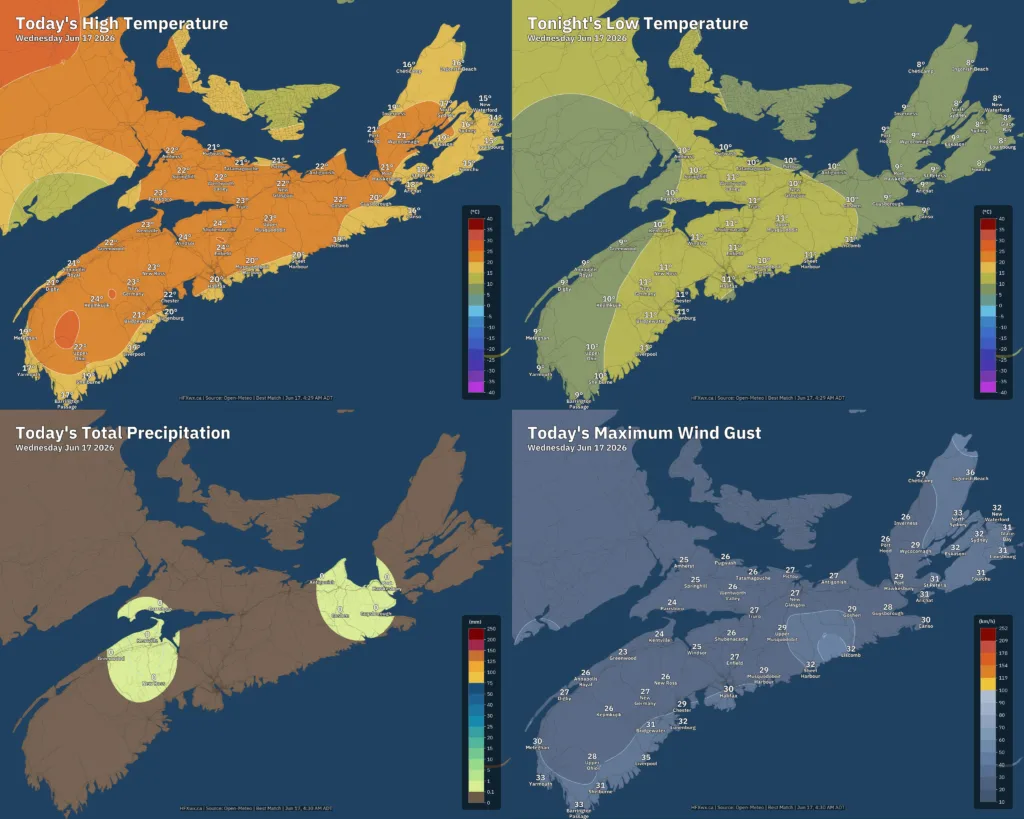 📡 Nova Scotia Forecast: - Archived