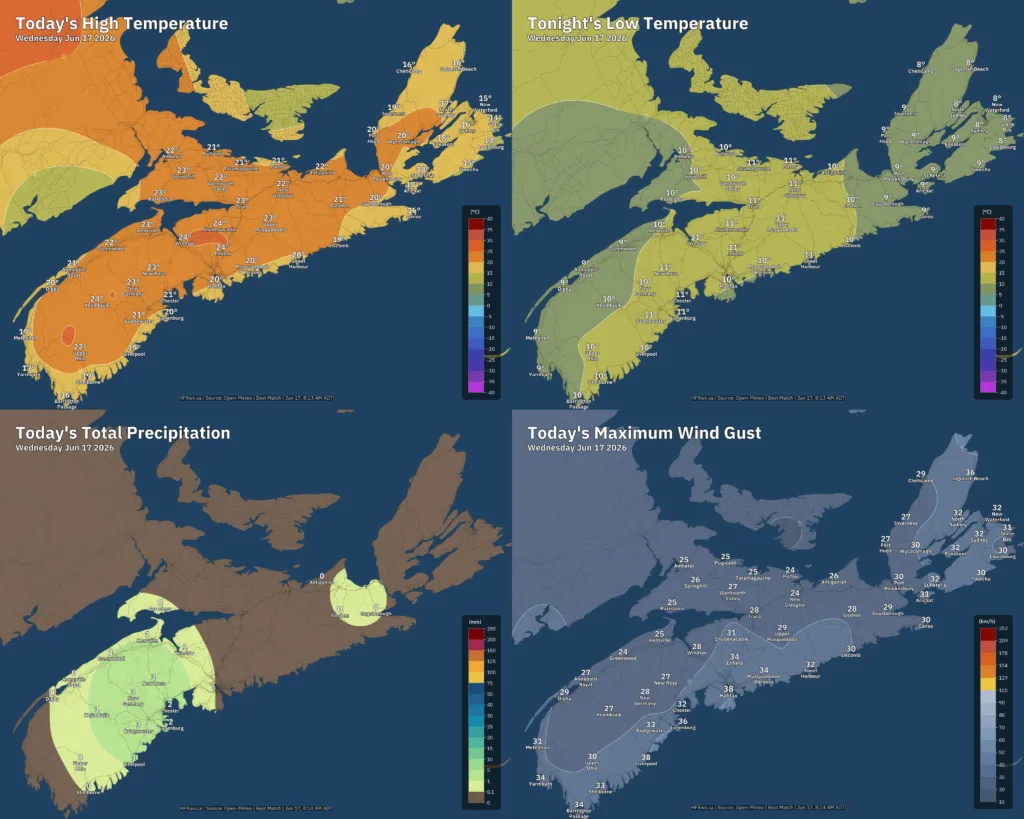 📡 Nova Scotia Forecast: - Archived