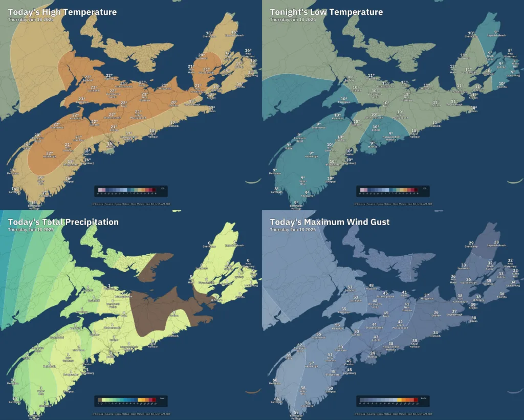 📡 Nova Scotia Forecast: