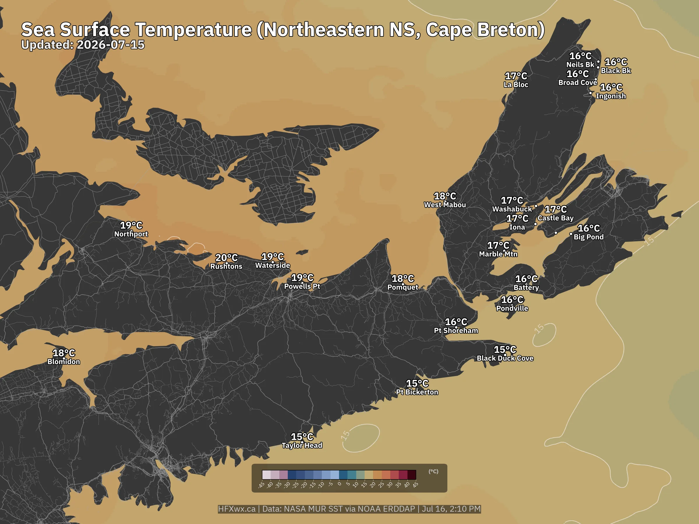 NORTHEAST NS MAP