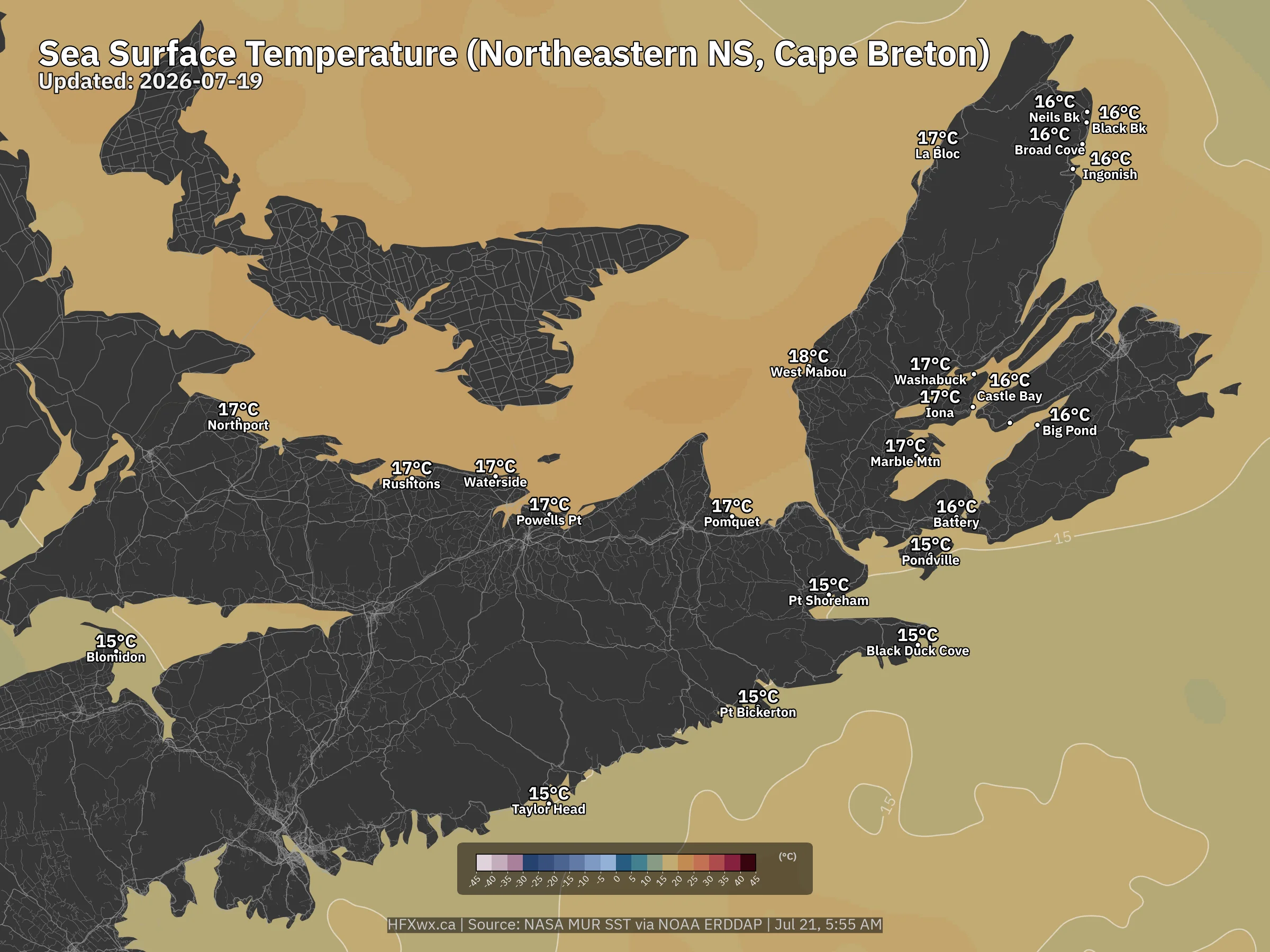 NORTHEAST NS MAP