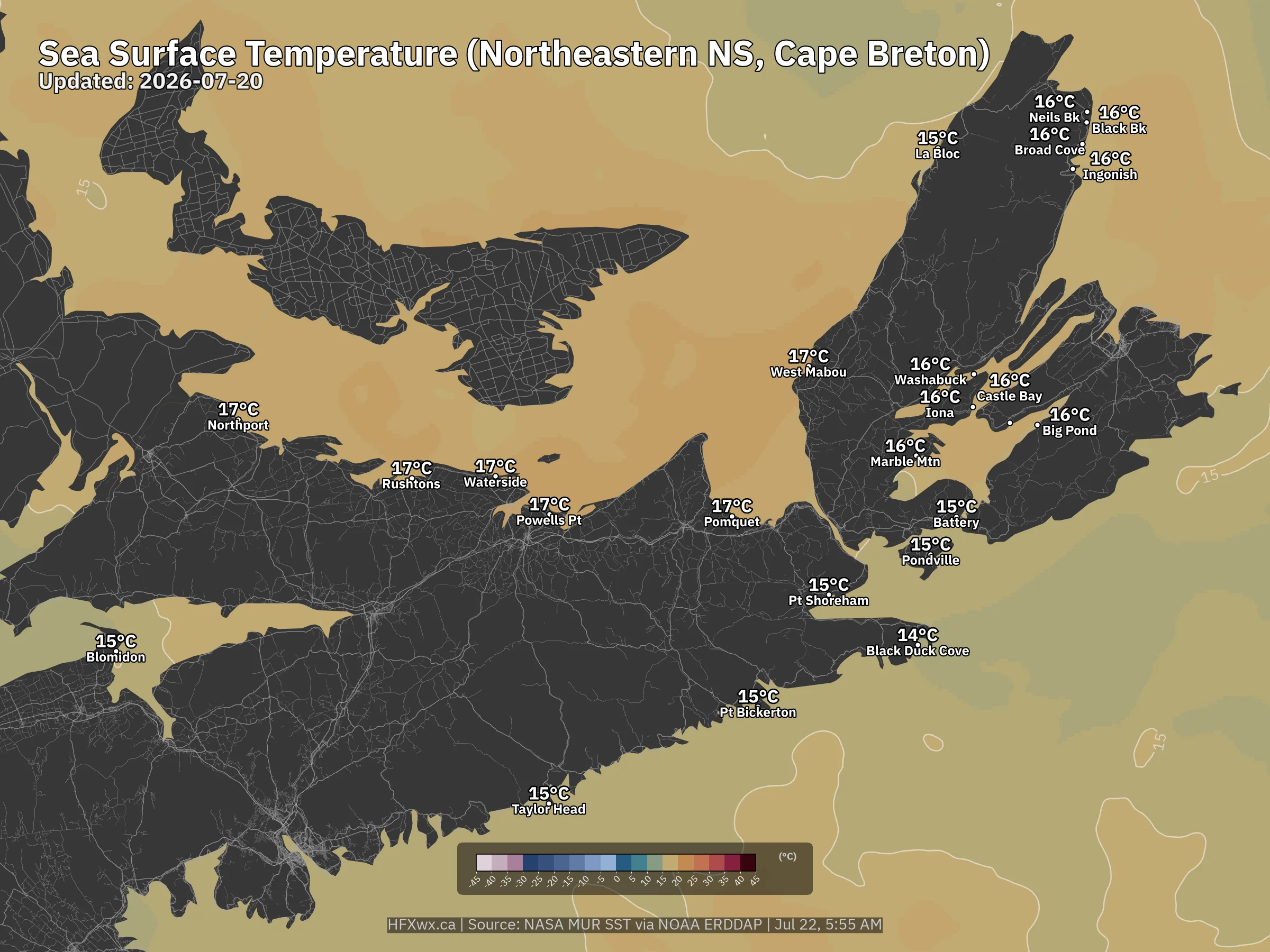 NORTHEAST NS MAP