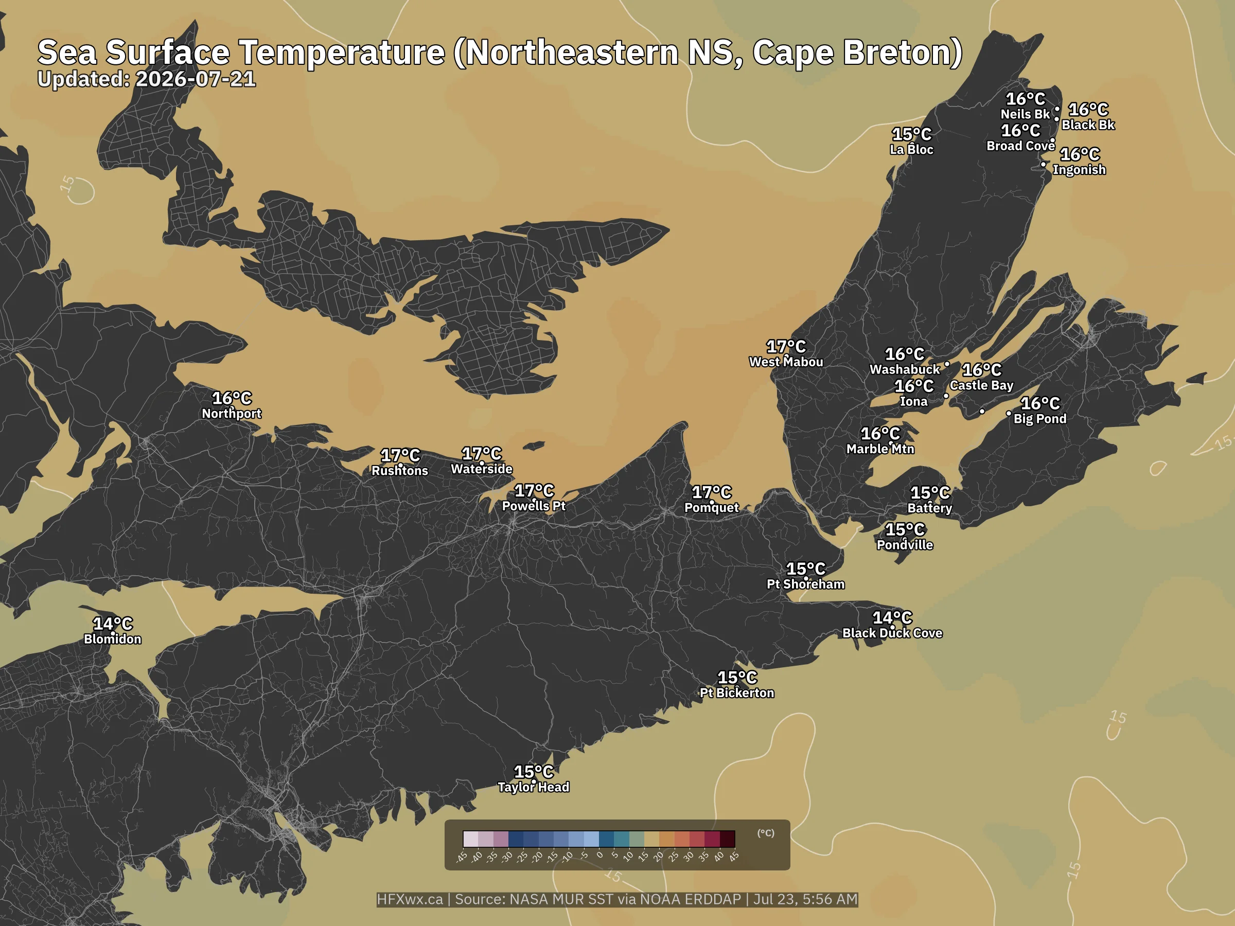 NORTHEAST NS MAP