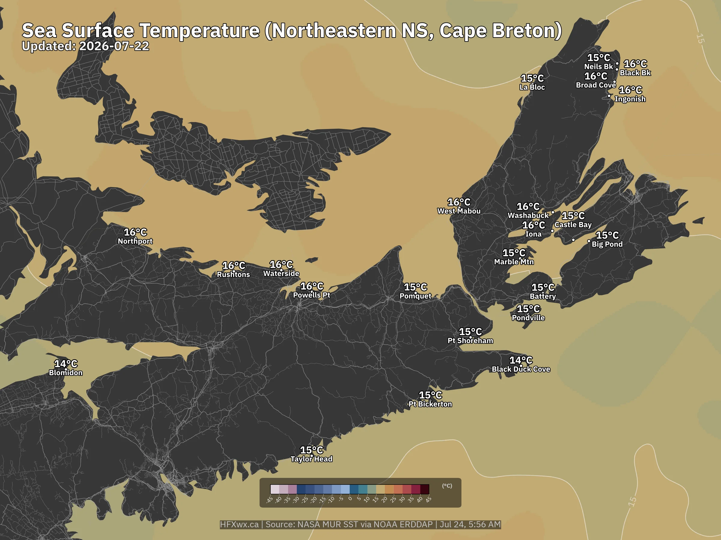 NORTHEAST NS MAP