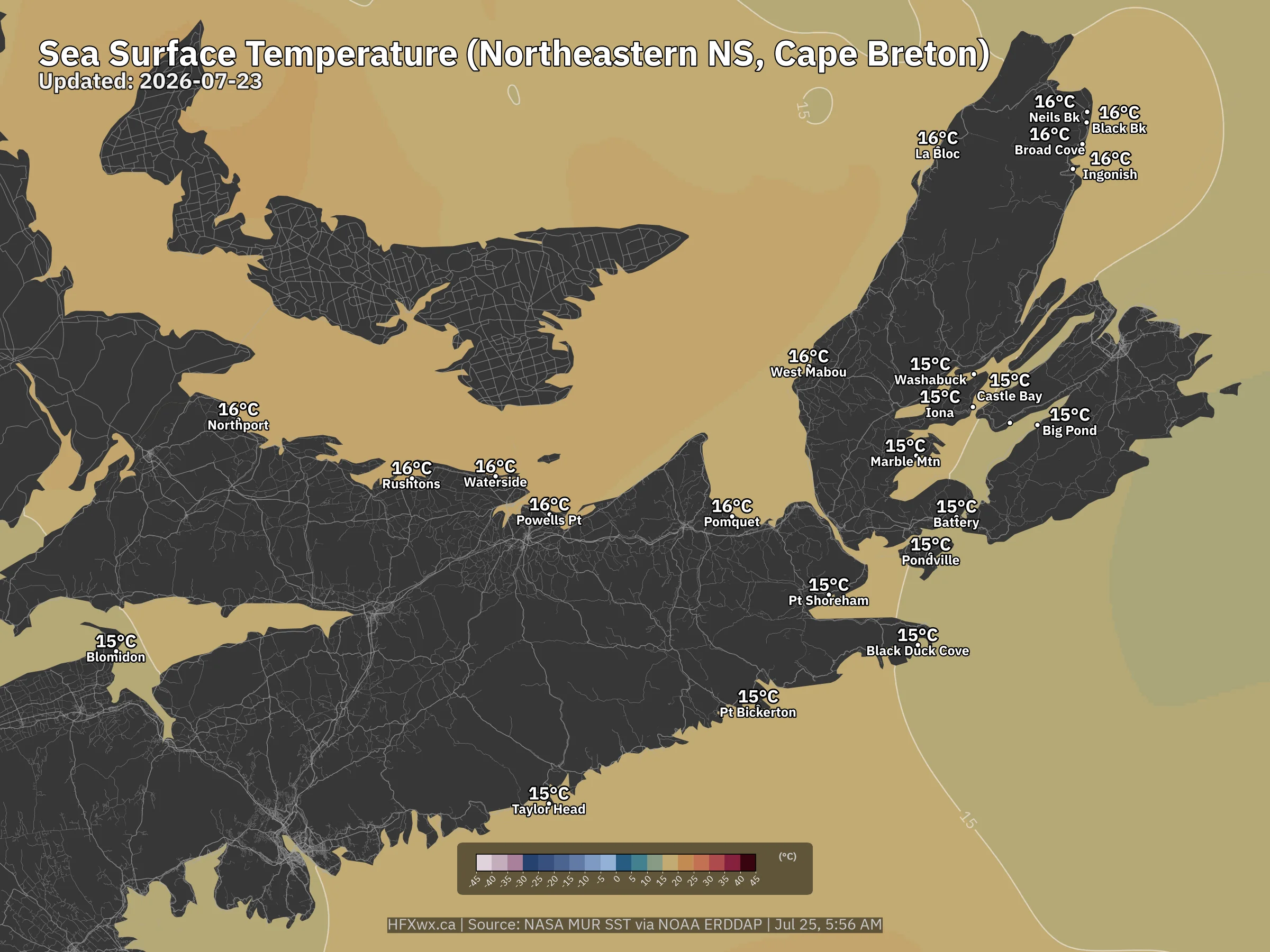 NORTHEAST NS MAP