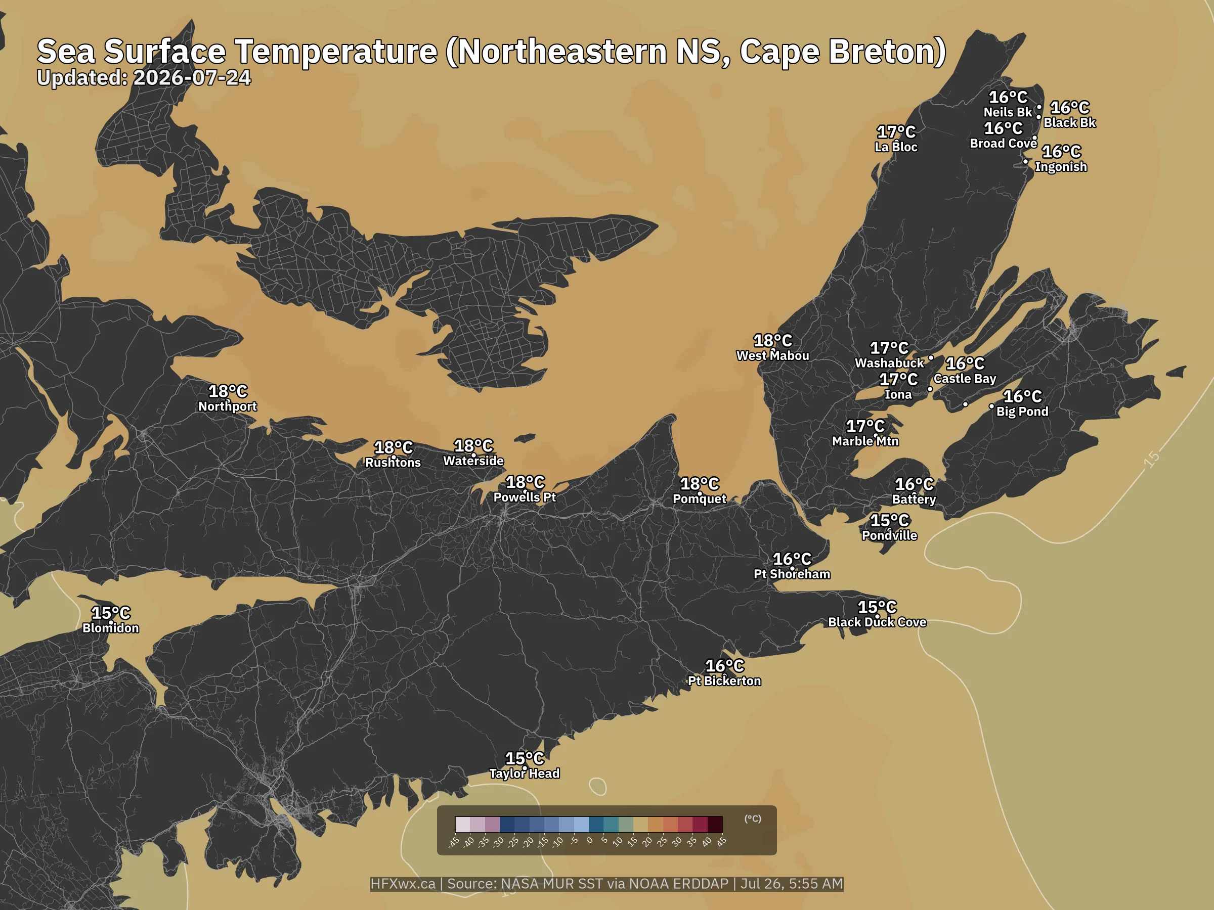 NORTHEAST NS MAP