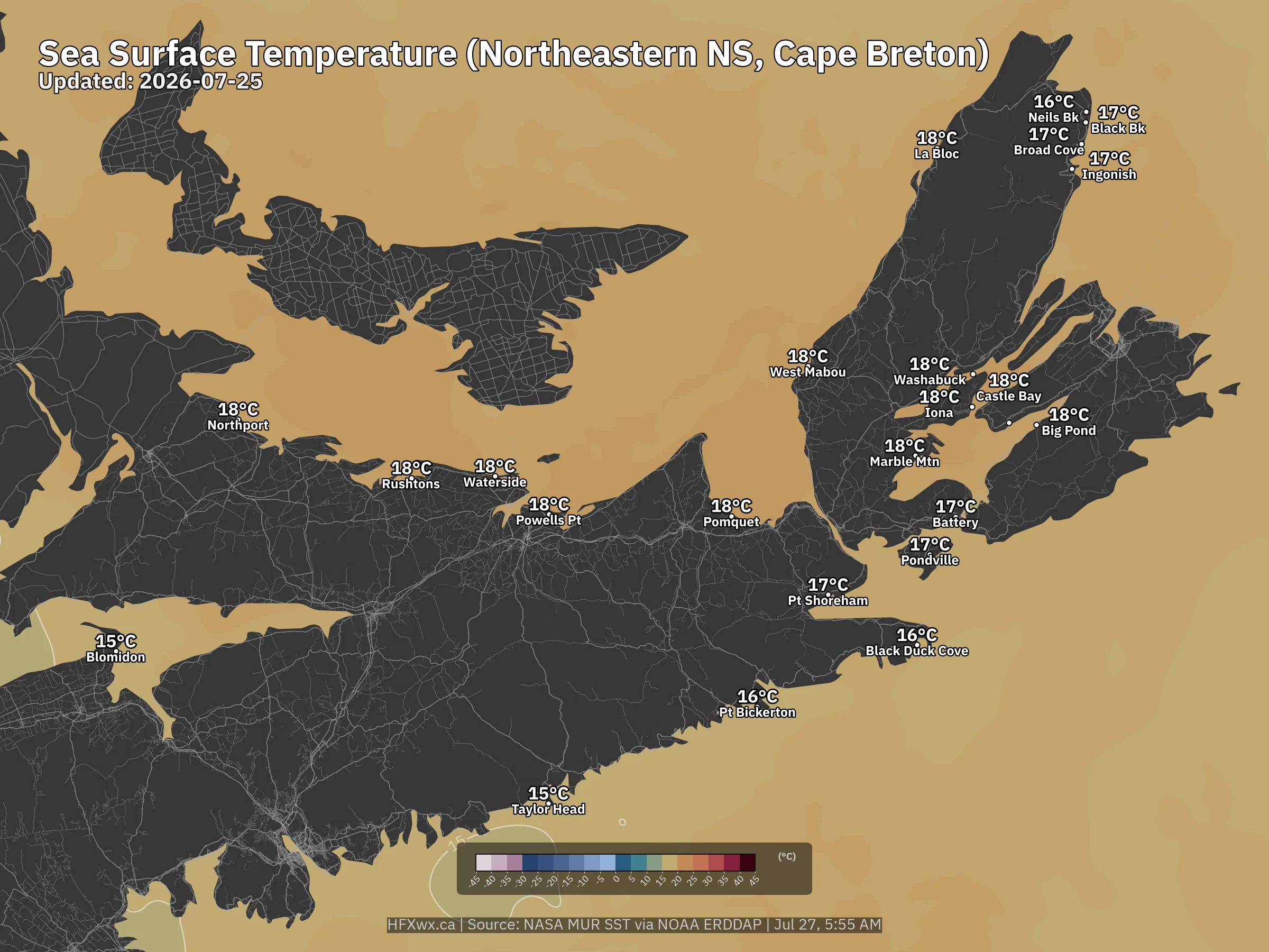 NORTHEAST NS MAP