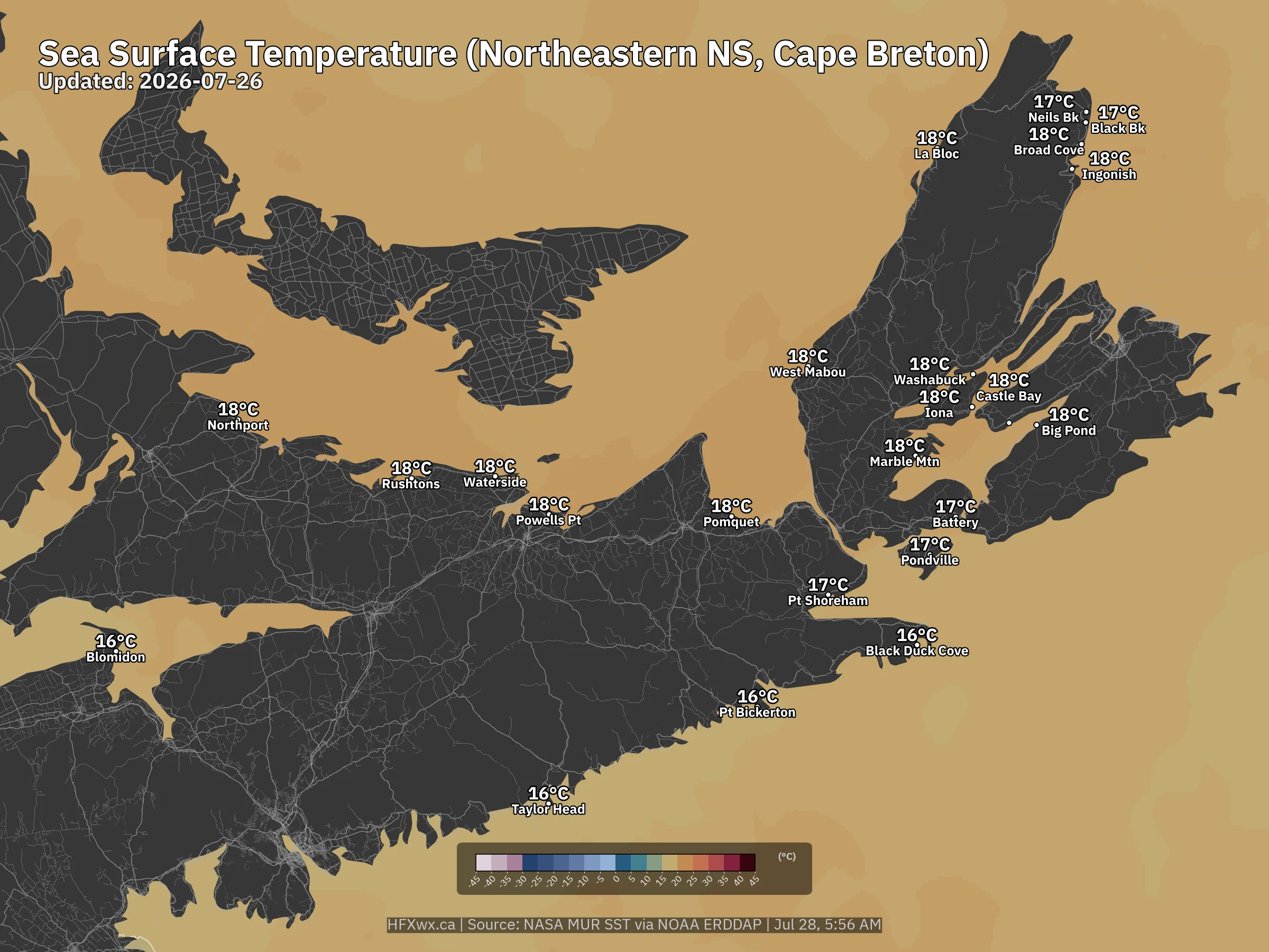 NORTHEAST NS MAP