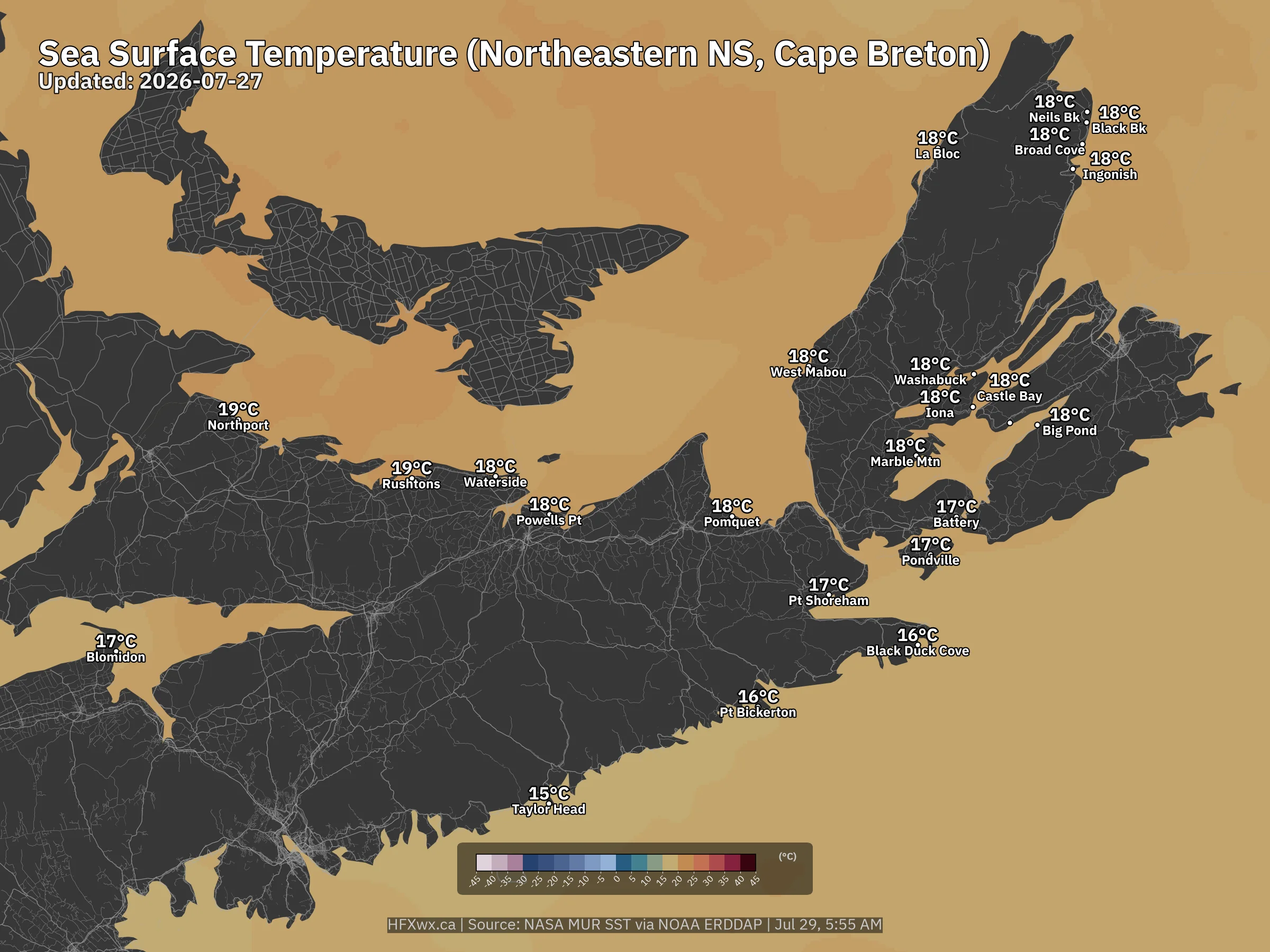NORTHEAST NS MAP