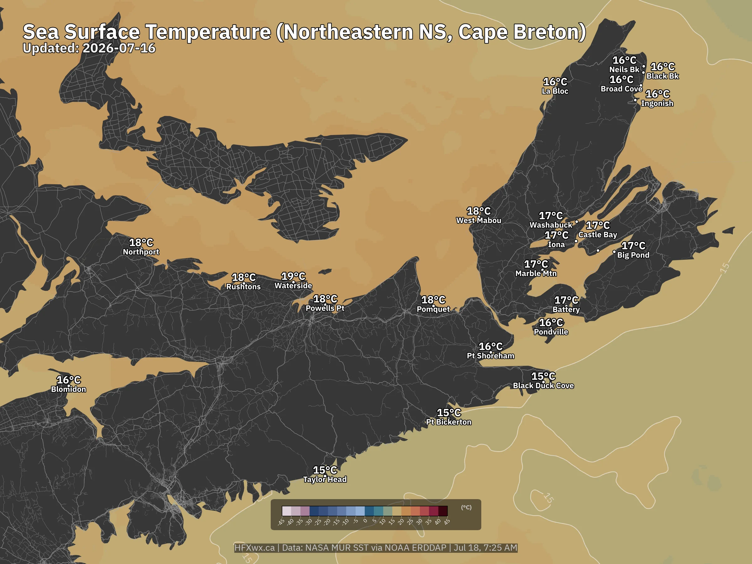 NORTHEAST NS MAP