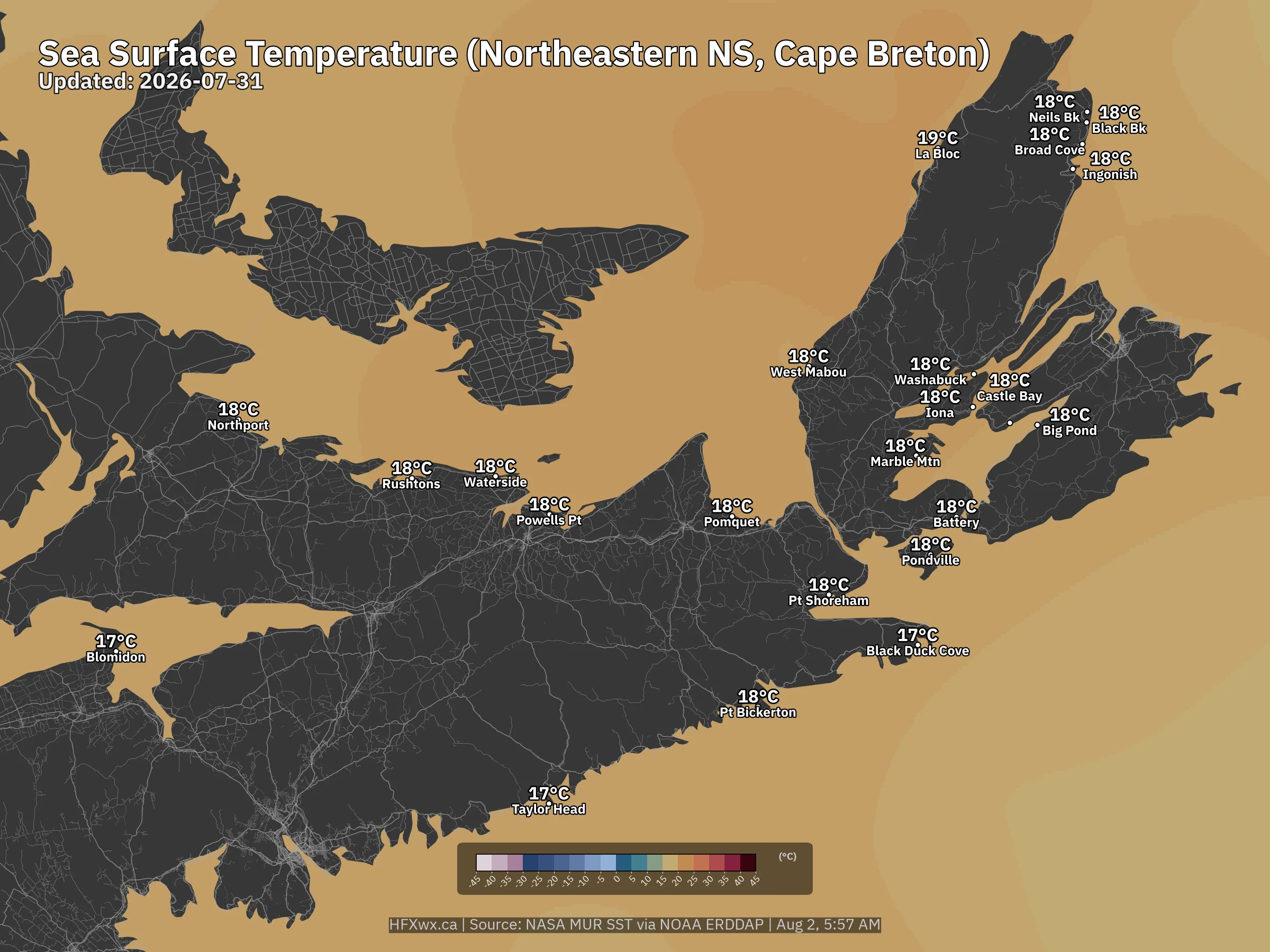 NORTHEAST NS MAP