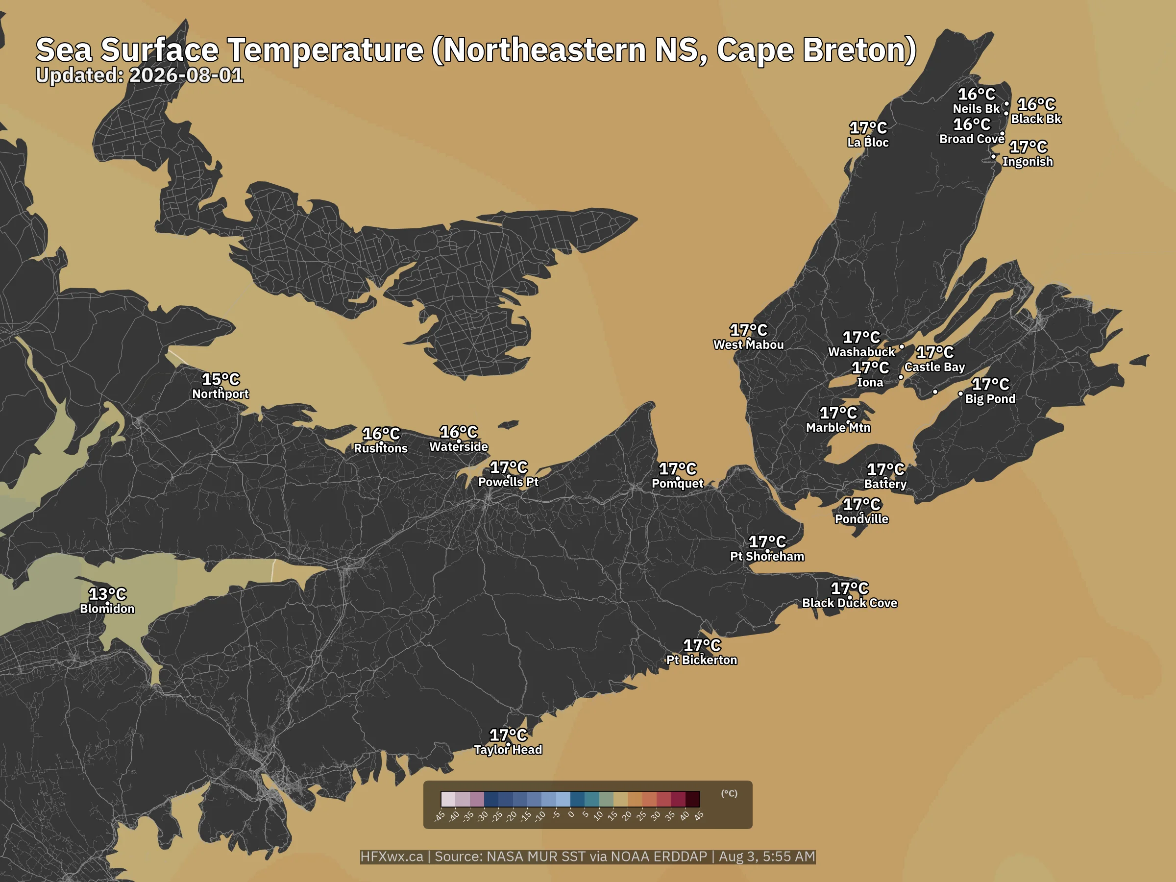 NORTHEAST NS MAP