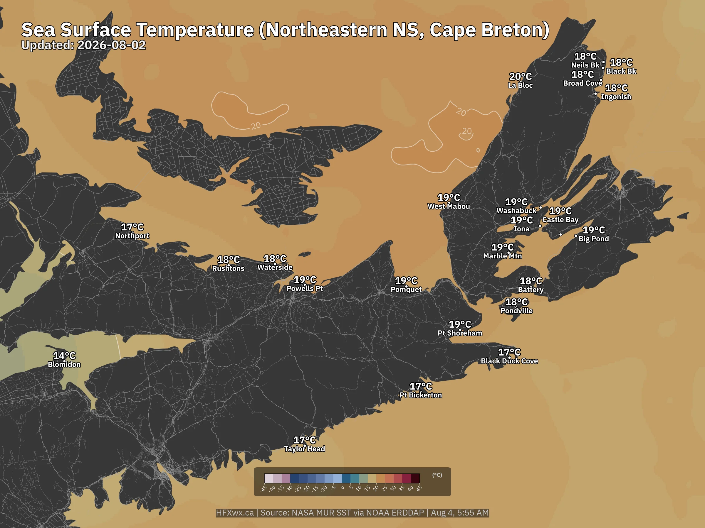 NORTHEAST NS MAP