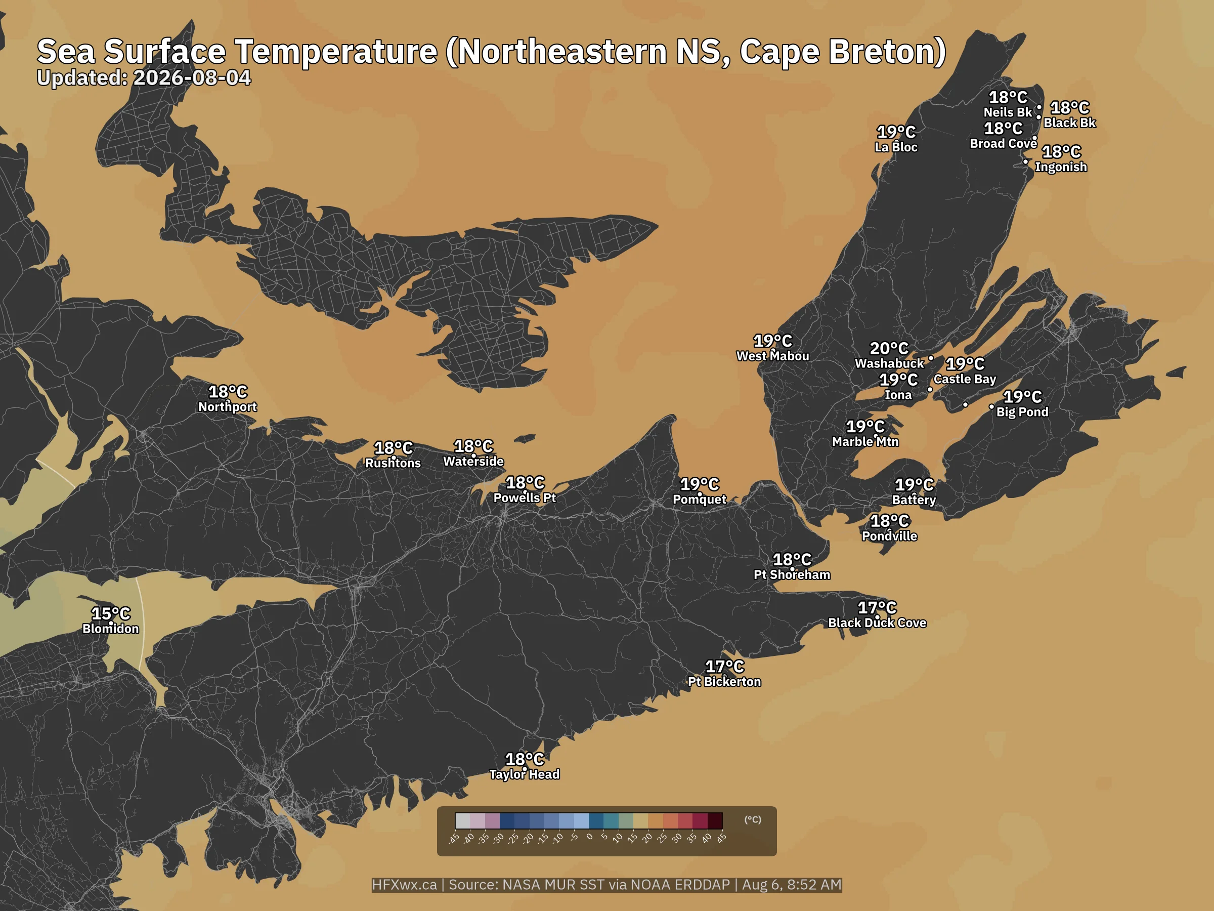 NORTHEAST NS MAP