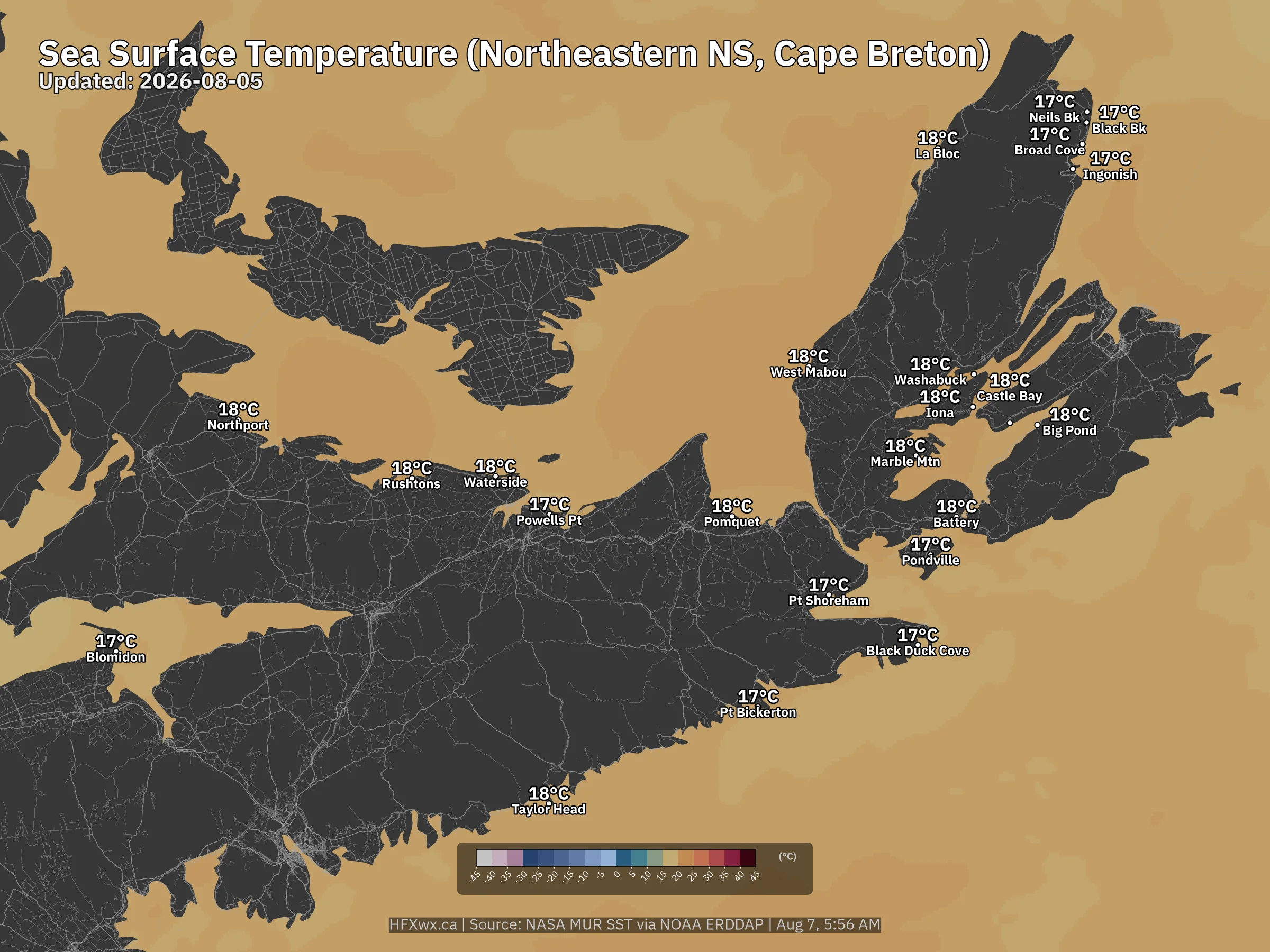 NORTHEAST NS MAP