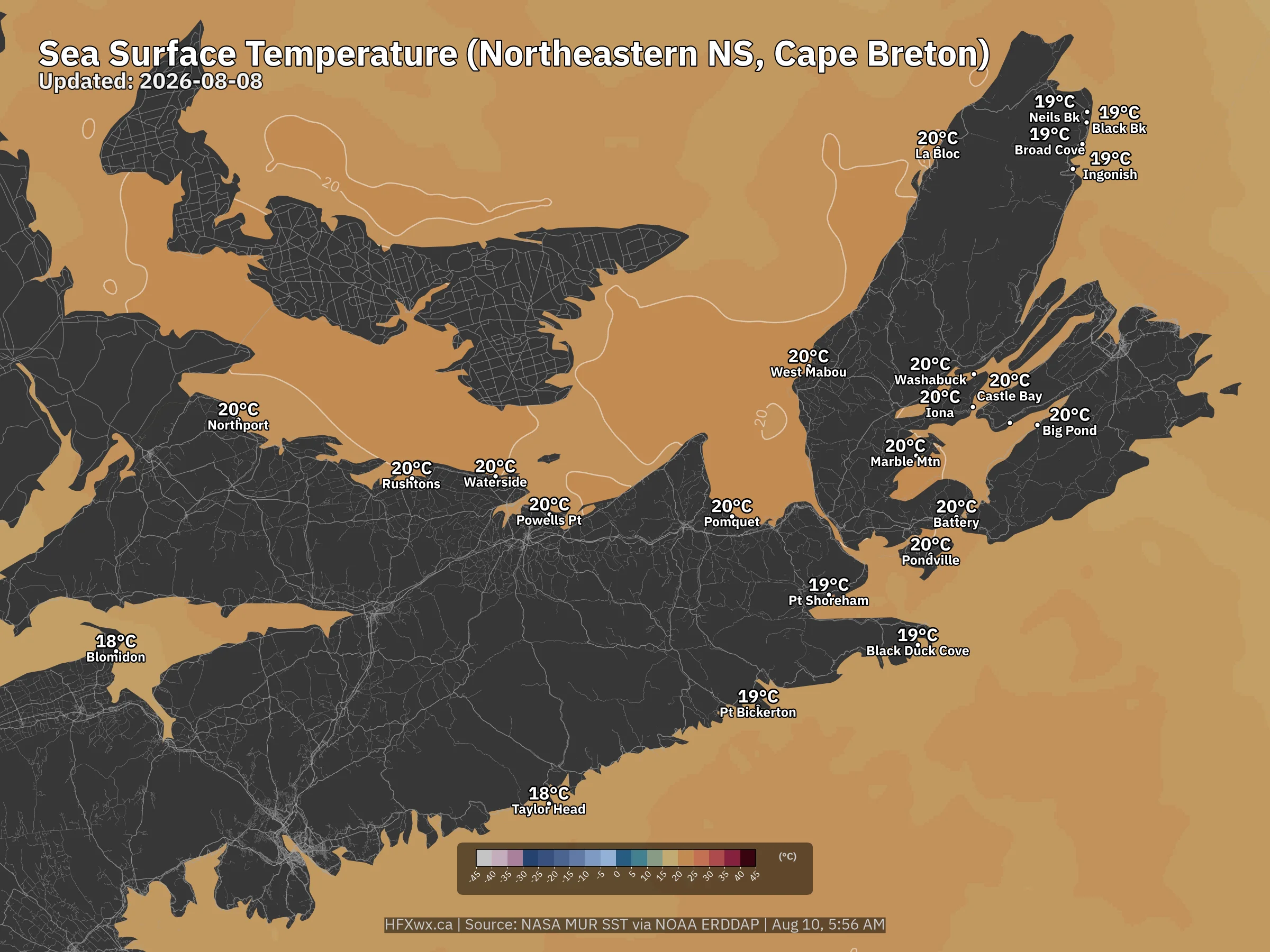 NORTHEAST NS MAP