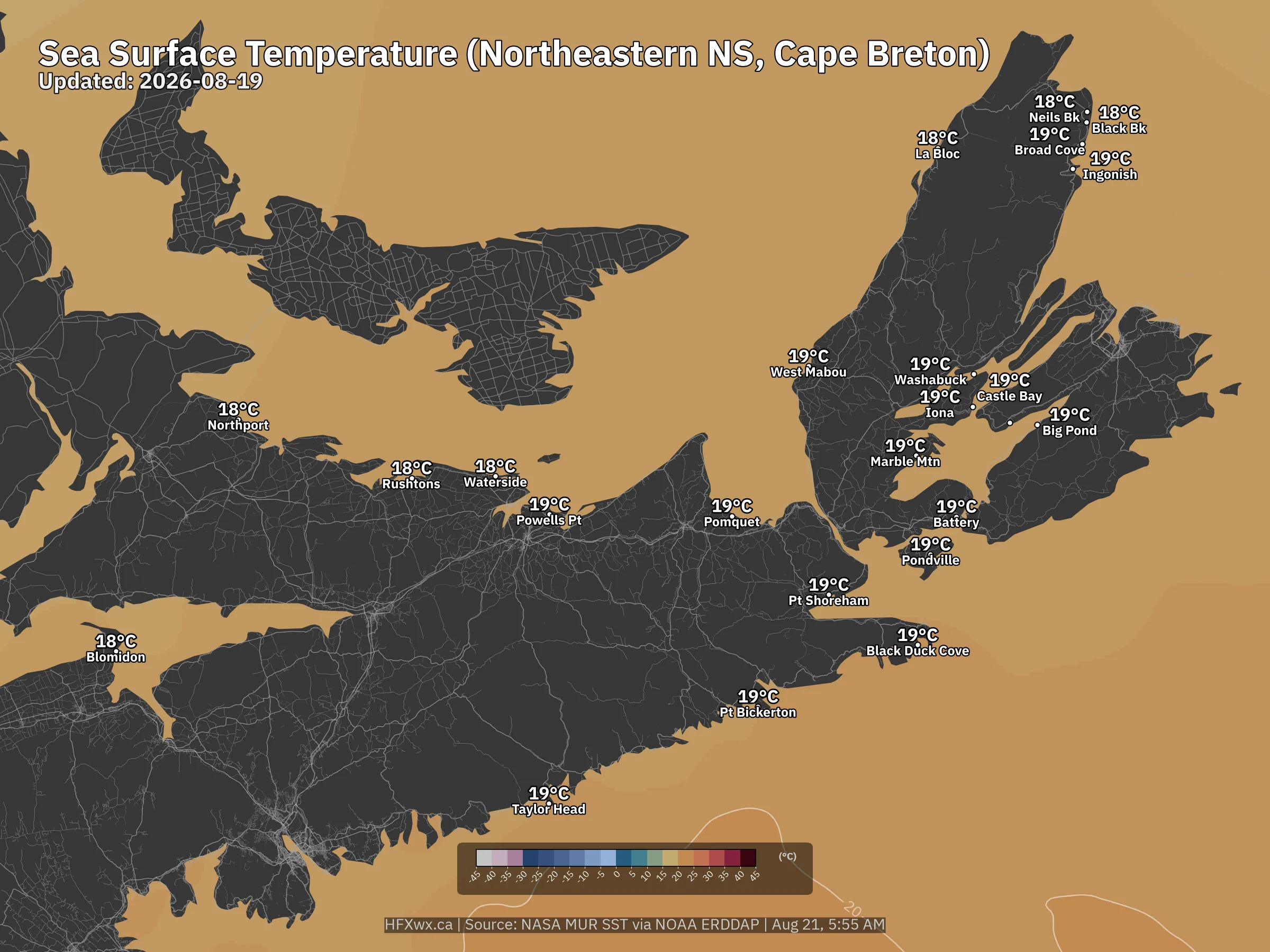 NORTHEAST NS MAP